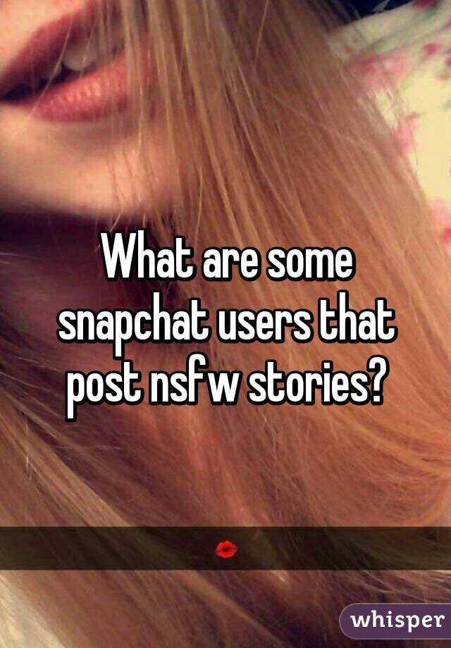 Snapchat Nsfw Photos